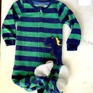 Absorba 18 months dinosaur footie pajamas